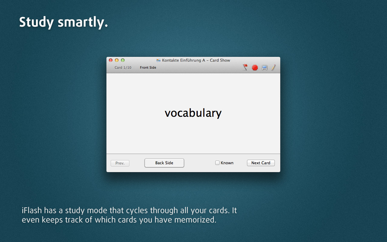 Studying smartly in iFlash